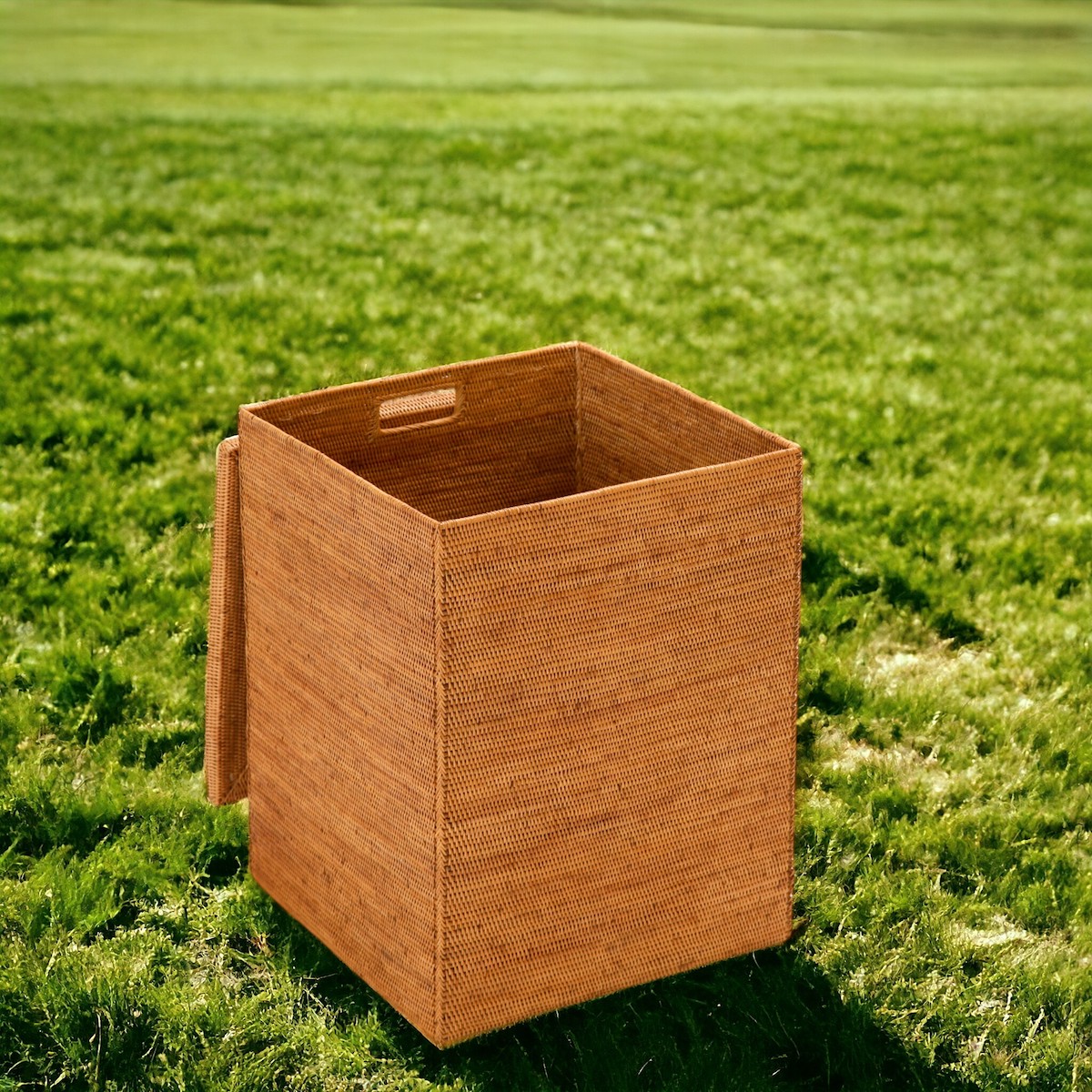 リビングボックス四角蓋付き (BOX398) Rosily(ロージリー) バリ島 アタ