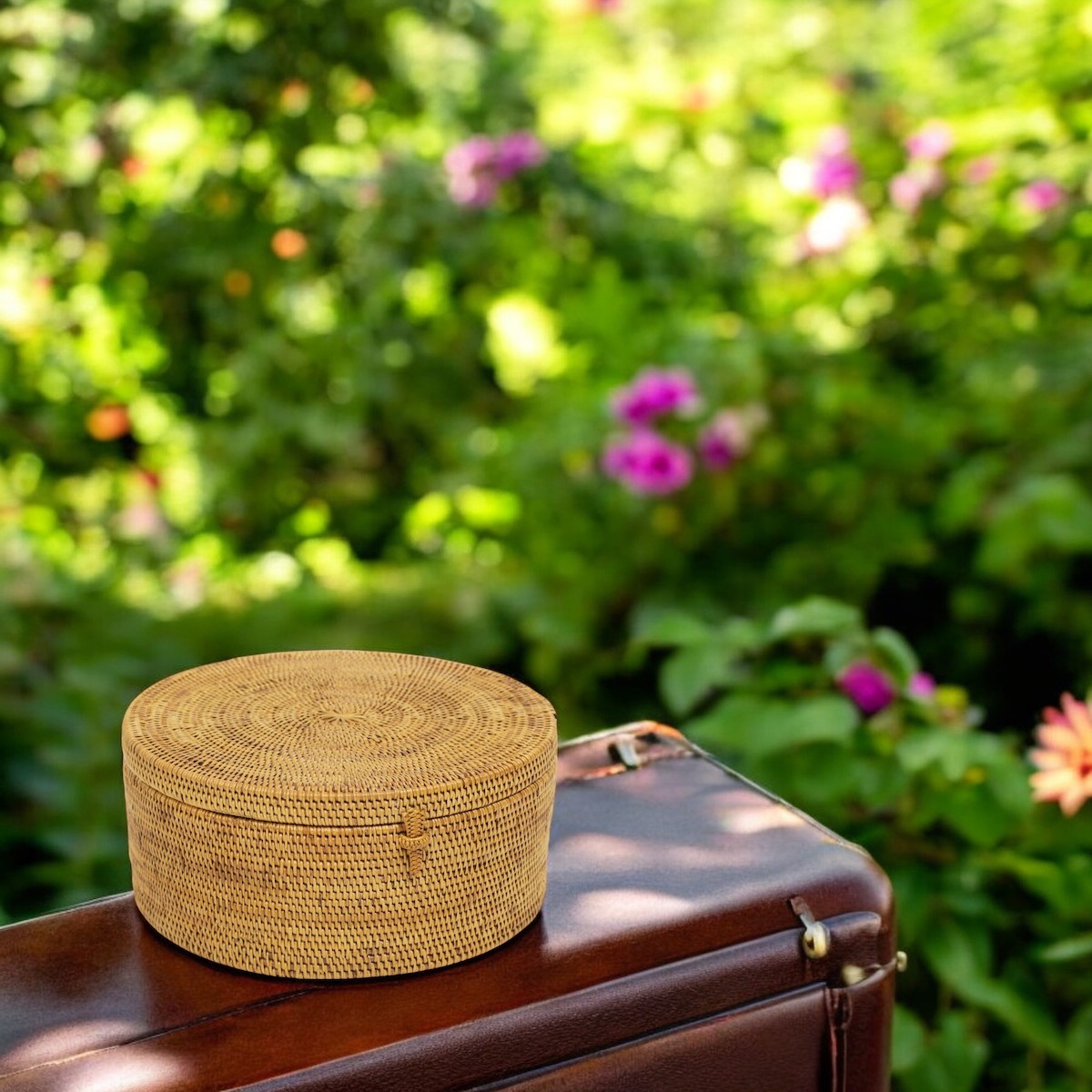 台湾製 蓋付き円形カゴ 3個セット 【公式通販】