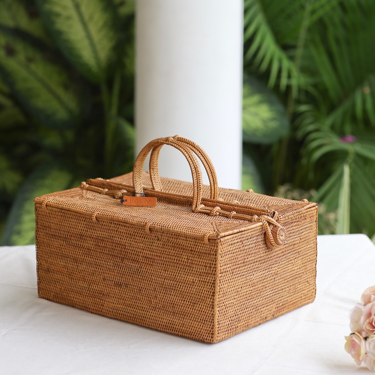 ピクニックボックス Lサイズ (PNC153) Rosily(ロージリー) バリ島 アタ