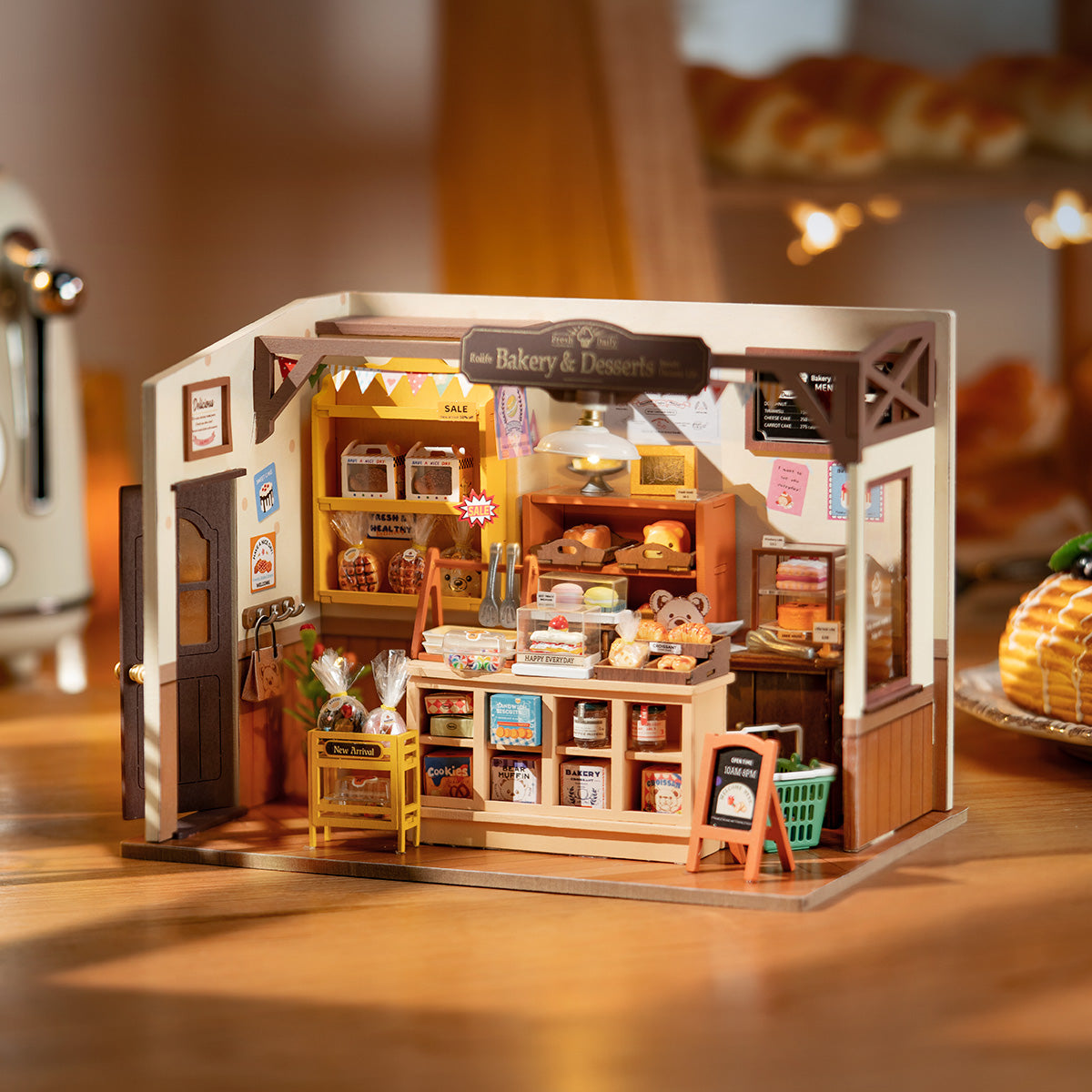 Rolife Becka's Baking House DIY Miniature House Kit DG161 | Robotime