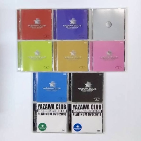 矢沢永吉 ファンクラブ限定DVD YAZAWA CLUB DVD 10枚セット | 音楽資料