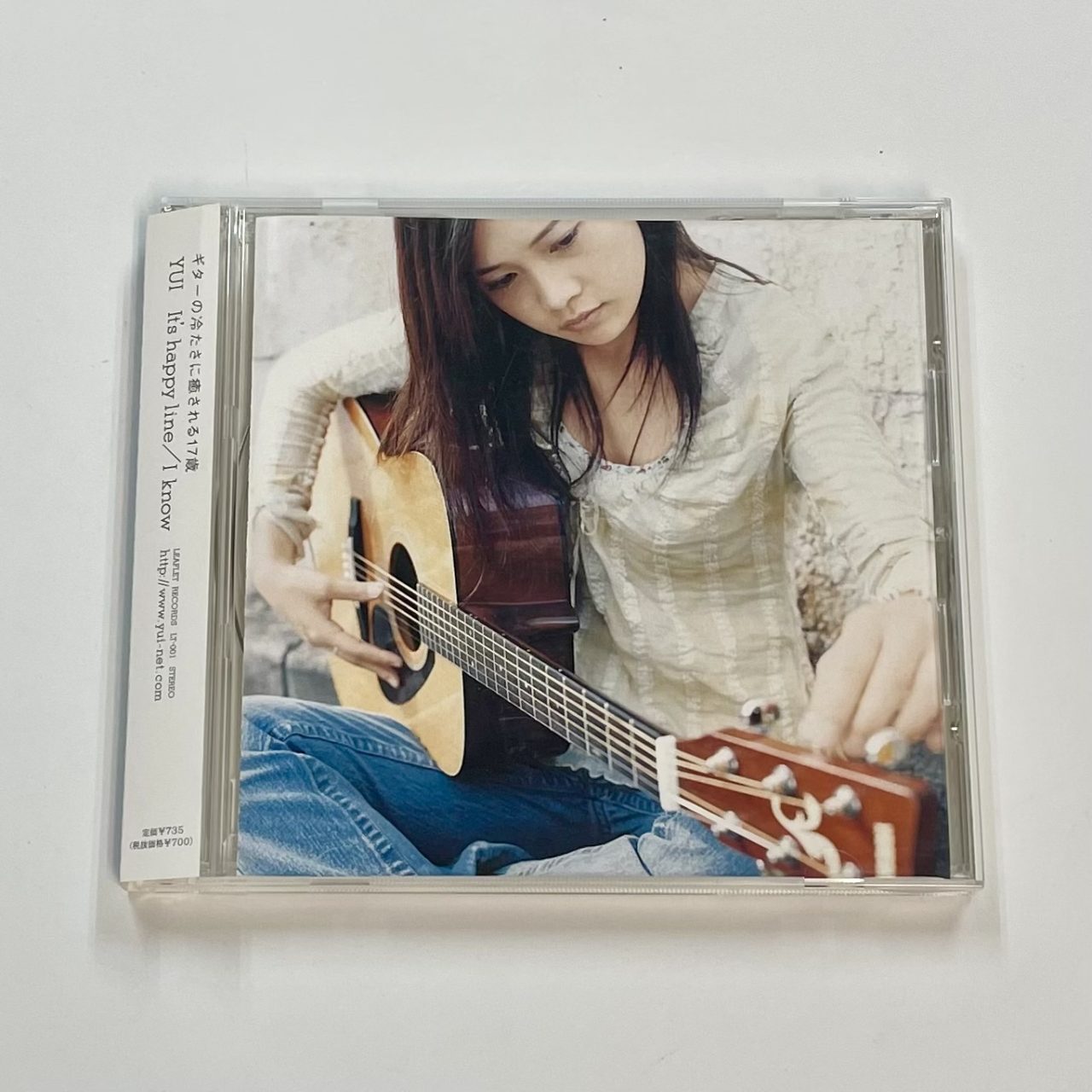 YUI 1000枚限定 シングルCD It's happy line 帯付 インディーズ盤