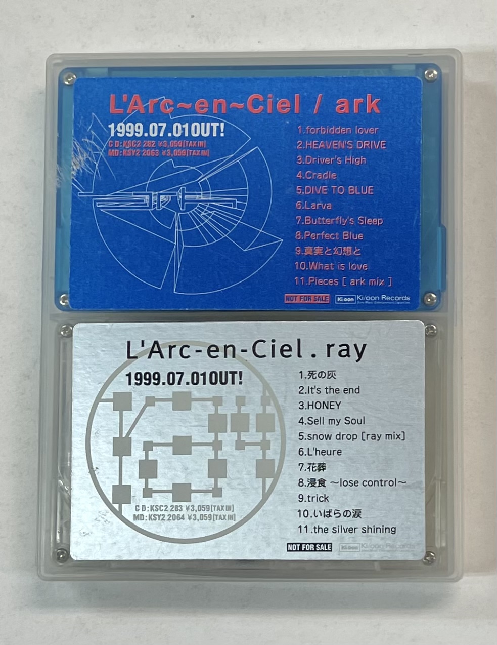 ラルクアンシエル プロモ・カセット L'Arc-en-Cie ark / ray 2本組
