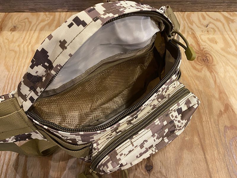 ミリタリー・ウエスト・バッグ/MILITARY WAIST BAG (MARPAT DESERT