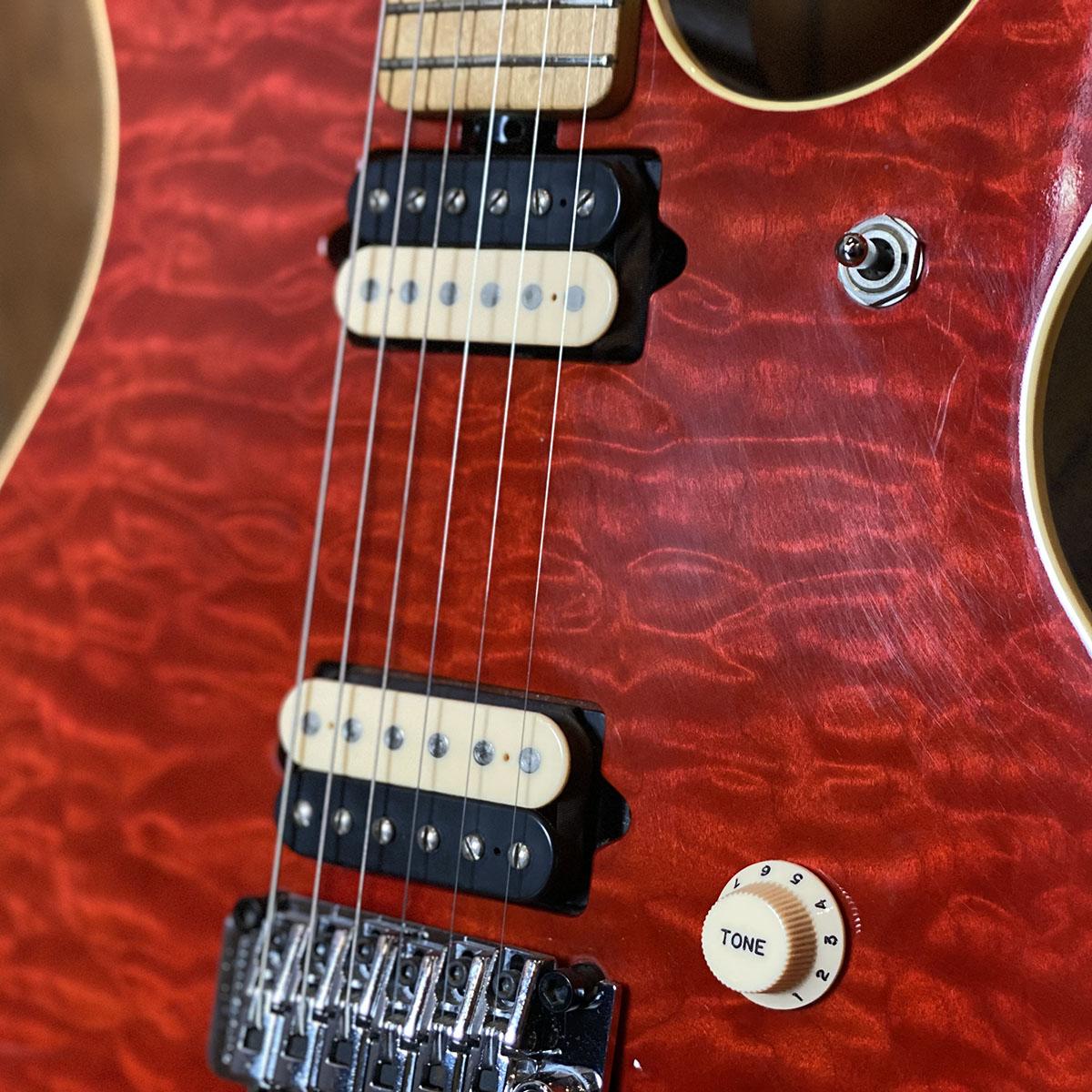 MUSICMAN AXIS EX Trans Red 値段交渉可！ used】Musicman / AXIS EX Hi-End Guitars Translucent Red #85312