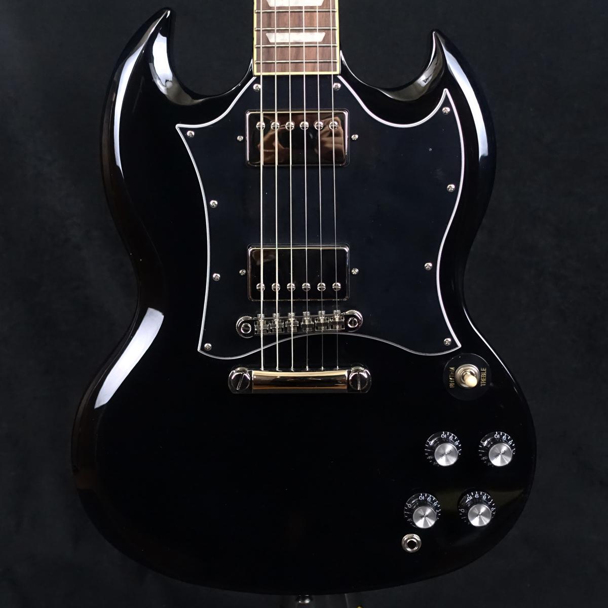 美品 Epiphone エピフォン SG Standard ブラック 黒 ケース Epiphone（エピフォン） 純正 SG 専用ハードケース 940-EGCS