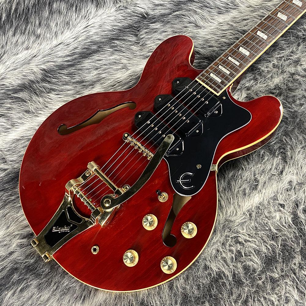 Epiphone Riviera p93 WR ギターケース付 Epiphone（エピフォン） 中古 RIVIERA P93 WR リヴィエラ ワインレッド