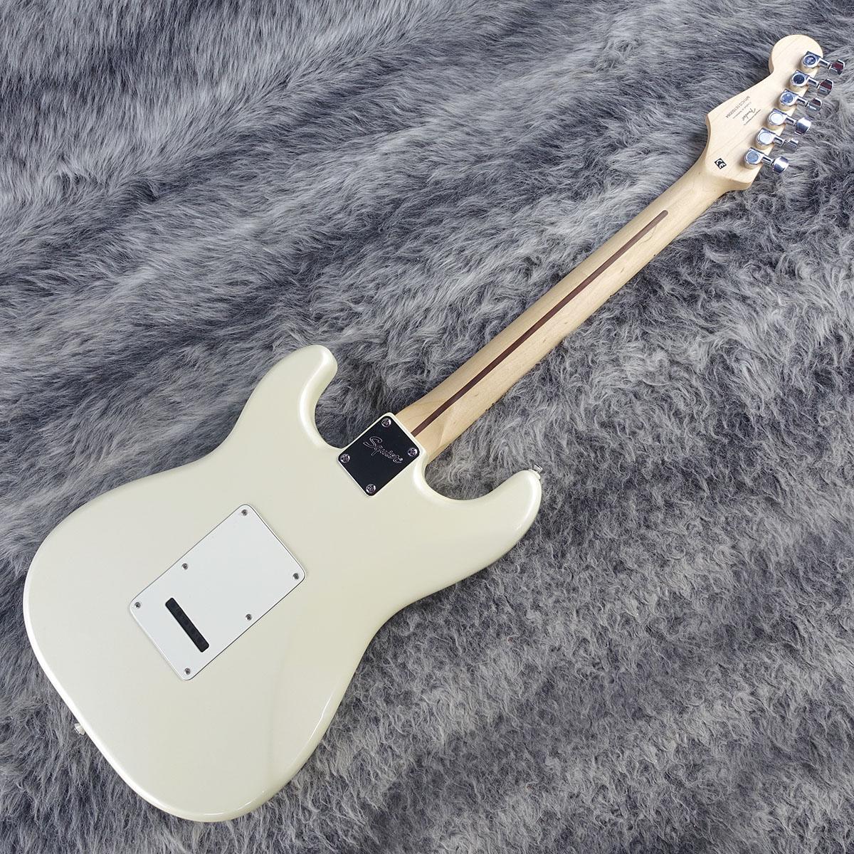 【美品】Squier Deluxe Stratocaster Squier Deluxe Stratocaster / Pearl White <スクワイア>｜平野楽器