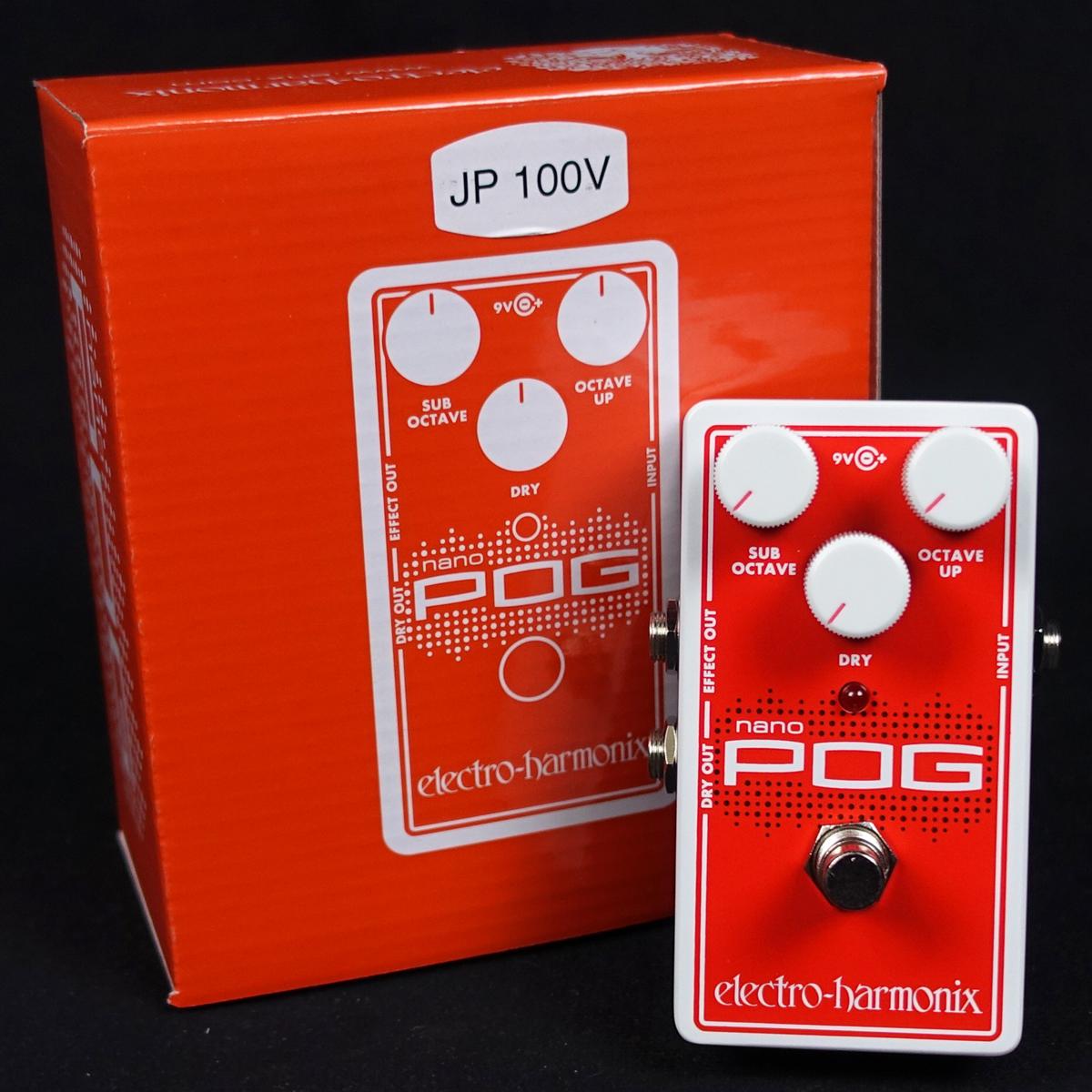 【美品】electro-harmonix nano POG NAMM2016:ドライブ/オクターブ】エレハモの人気機種がフュージョン