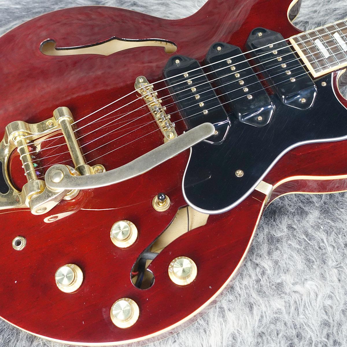 Epiphone Riviera P93 セミアコ 3基P90搭載 Bigsby Epiphone Riviera Custom P93 Wine Red <エピフォン>｜平野楽器