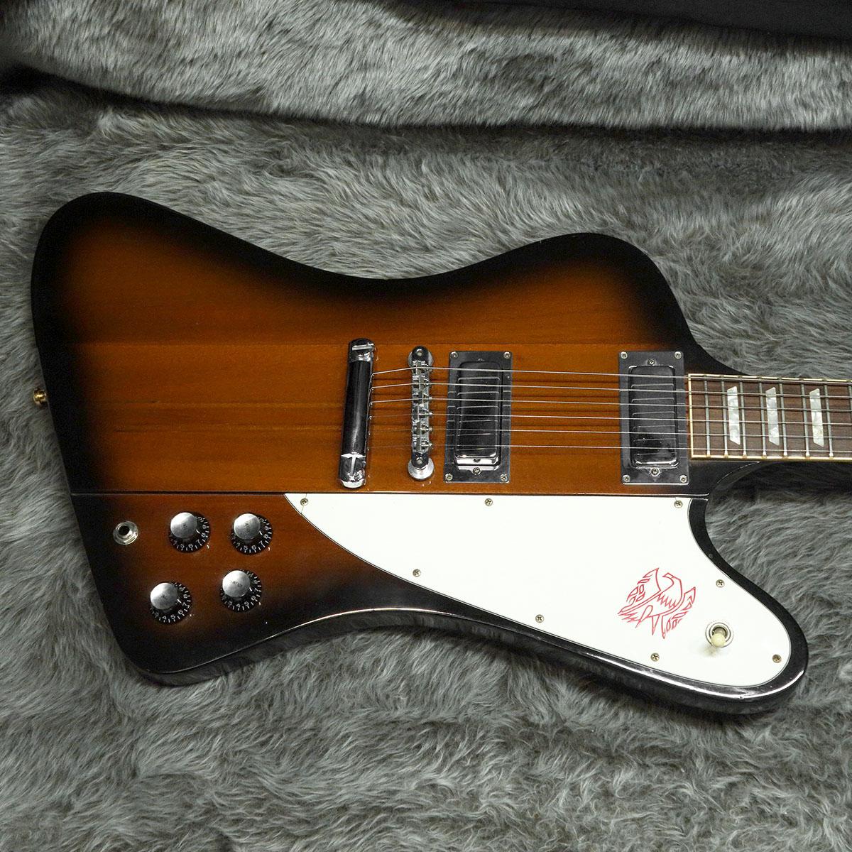 Gibson Firebird EB 1992年製 バンジョーペグ Gibson Firebirdのバンジョーペグを、Steinbergerのギヤレスチューナー