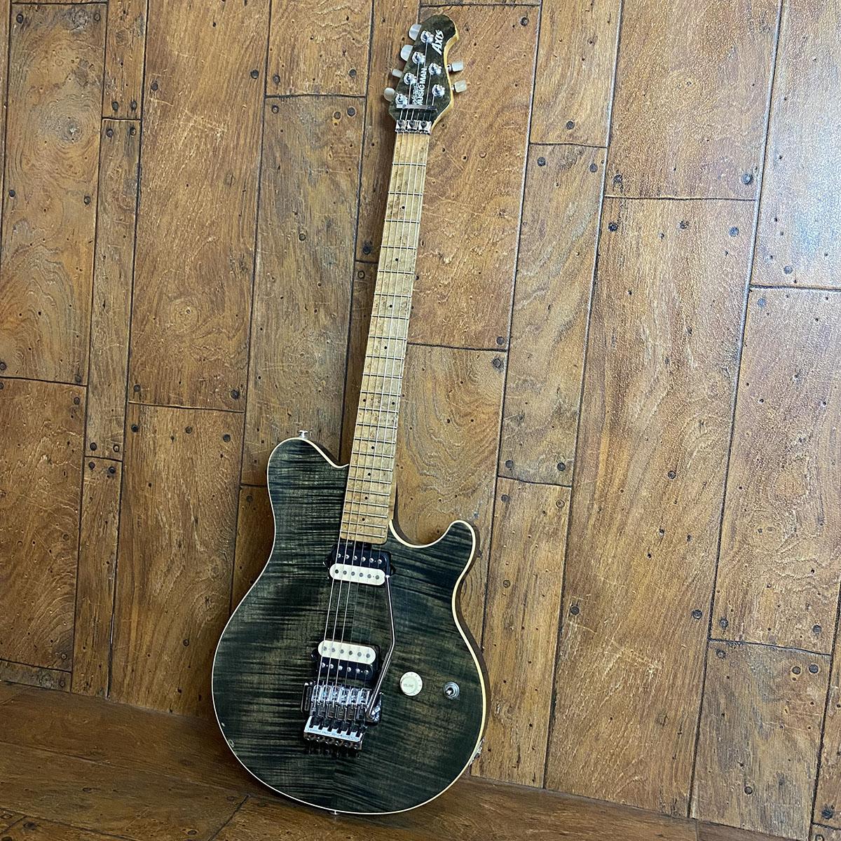 ギター Music Man AXIS Tribute Translucent Black MUSIC MAN AXIS Tribute Trans Black <ミュージックマン>｜平野楽器