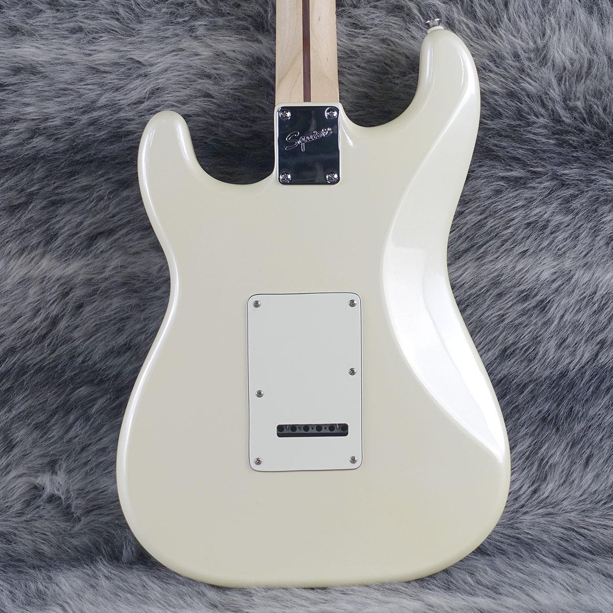 【美品】Squier Deluxe Stratocaster Squier Deluxe Stratocaster / Pearl White <スクワイア>｜平野楽器