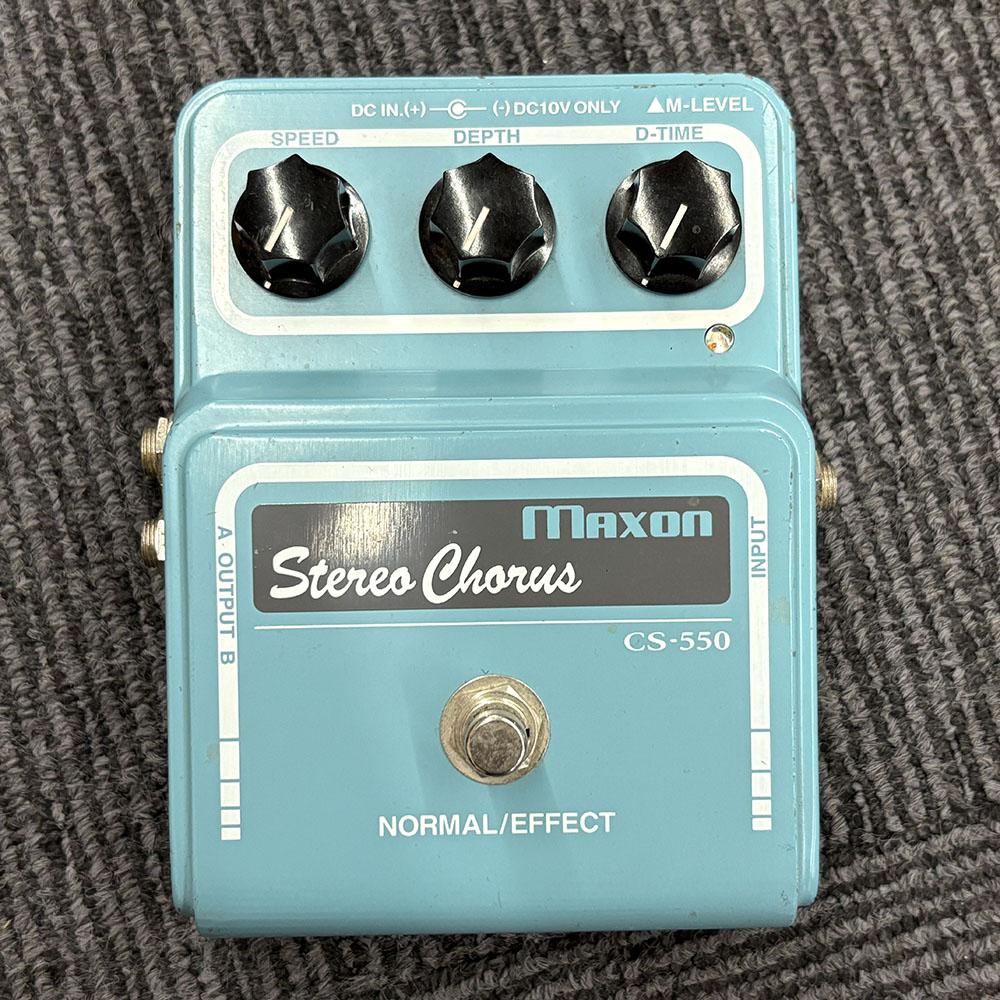 Maxon CS-550 ステレオコーラス Maxon CS-550 Stereo Chorus Pro – Guitar Pedal / Effect | Max Guitar