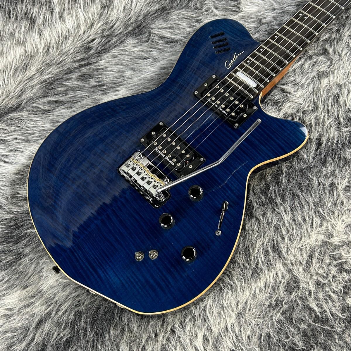 GODIN LGXT TRANS BLUE エレキギター Electric Guitar Godin LGXT Trans Blue S/N 08394127 Maintained with