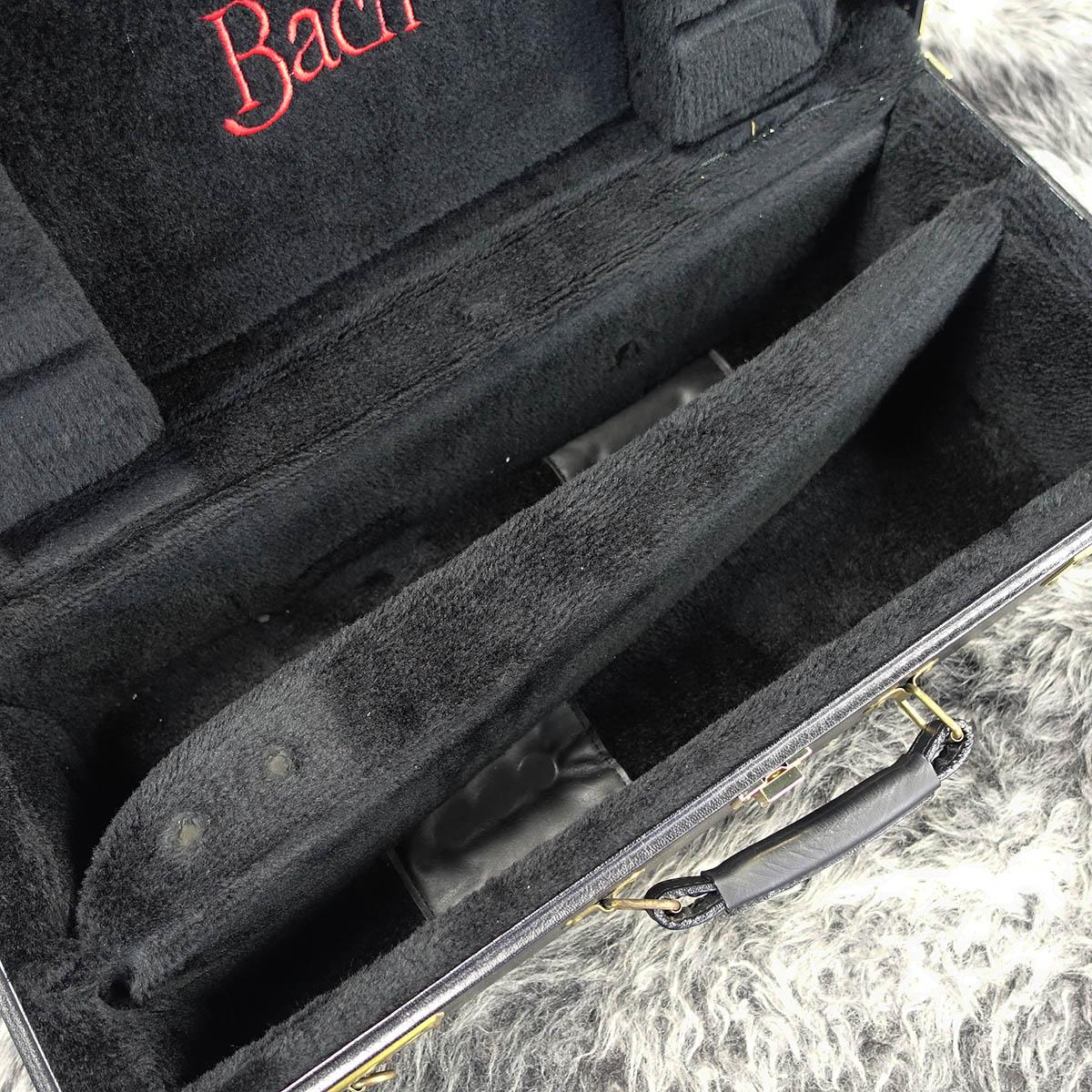 Bach トランペット 本体 付属ケース付き Bach トランペットケース ダブル ブラック ブルー コンパクト
