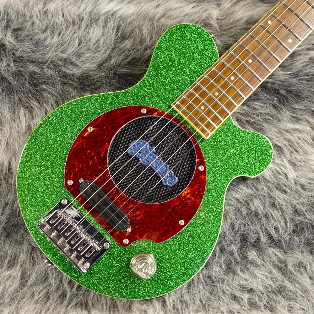 Pignose PGG-200 ピグノーズ エレキギター ファイヤーグリーン Pignose PGG-200FM SGR(See-through Green) アンプ内蔵ミニギター