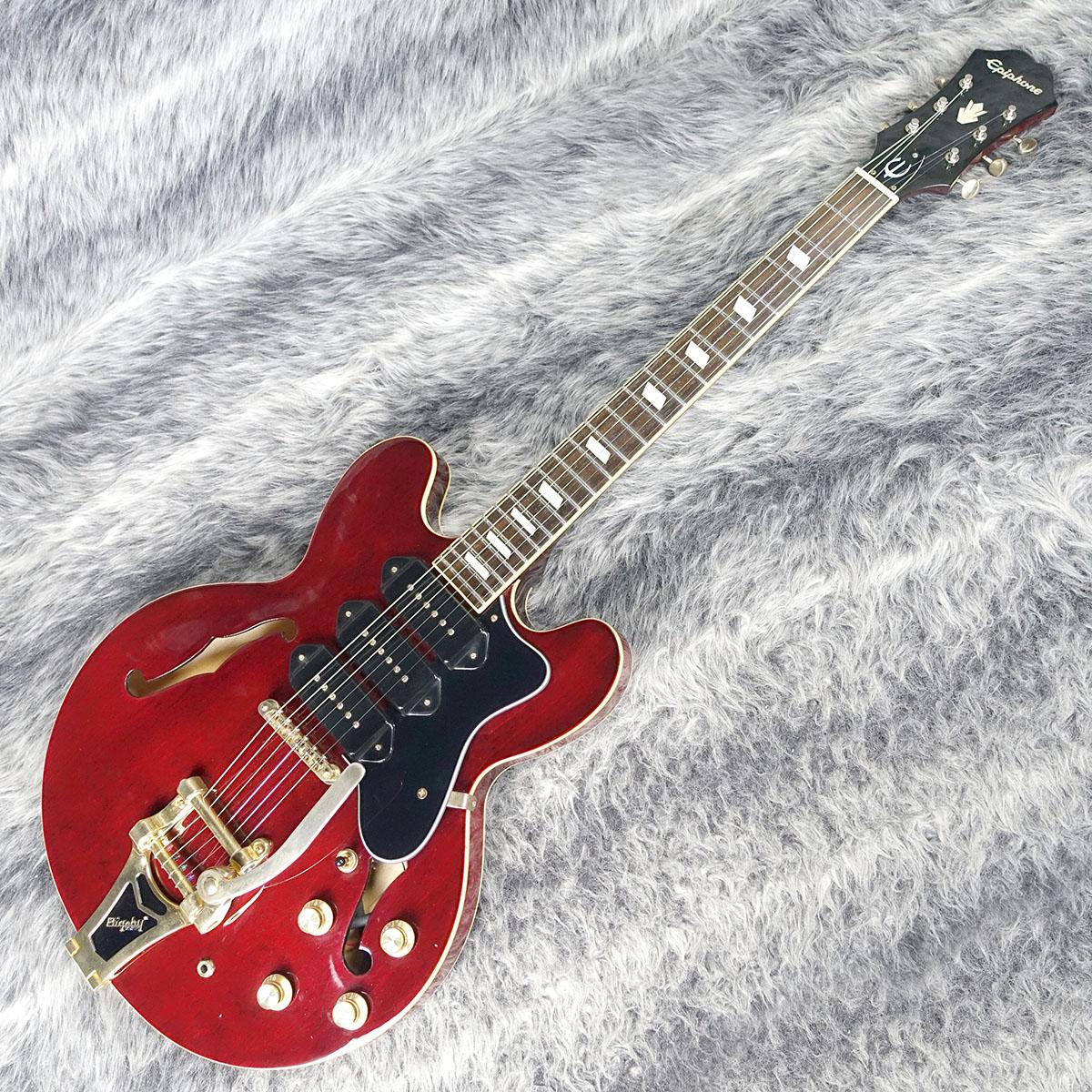 Epiphone Riviera Custom P93 ワインレッド（セミアコ） Open Box Epiphone Riviera Custom P93 Red Royale Hollowbody