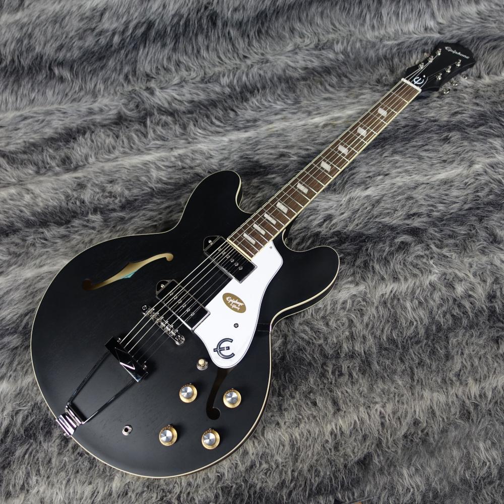 Epiphone エピフォン Casino Worn (Worn Ebony) Epiphone Casino Worn / Worn Ebony <エピフォン>｜平野楽器 ロッキン