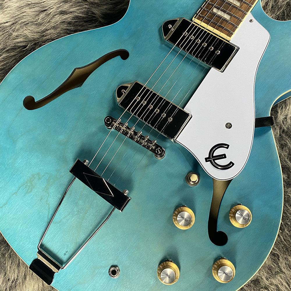 【美品・レア】Epiphone Casino Worn Blue Denim Epiphone CASINO WORN BLUE DENIM - メルカリ