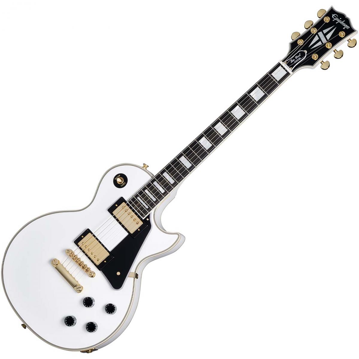 Epiphone Inspired By Gibson Custom Les Paul Custom Alpine White