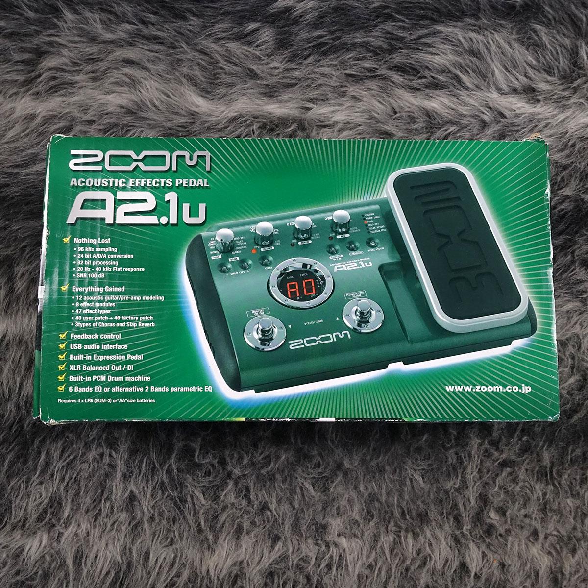 値下げ！ZOOM A2.1u アコースティックエフェクトペダル A2.1u Acoustic Effects Pedal | Zoom