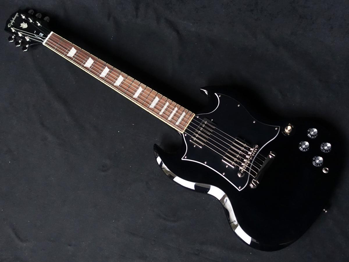 美品 Epiphone エピフォン SG Standard ブラック 黒 ケース Epiphone（エピフォン） 純正 SG 専用ハードケース 940-EGCS