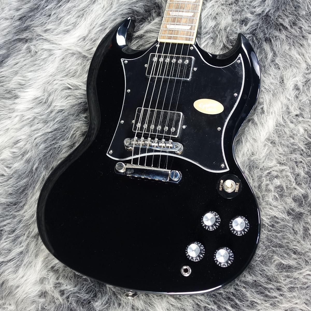 k*u様 Epiphone SG エレキギターブラック　エピフォン　黒 楽天市場】Epiphone エピフォン SG Tribute Ebony SG トリビュート