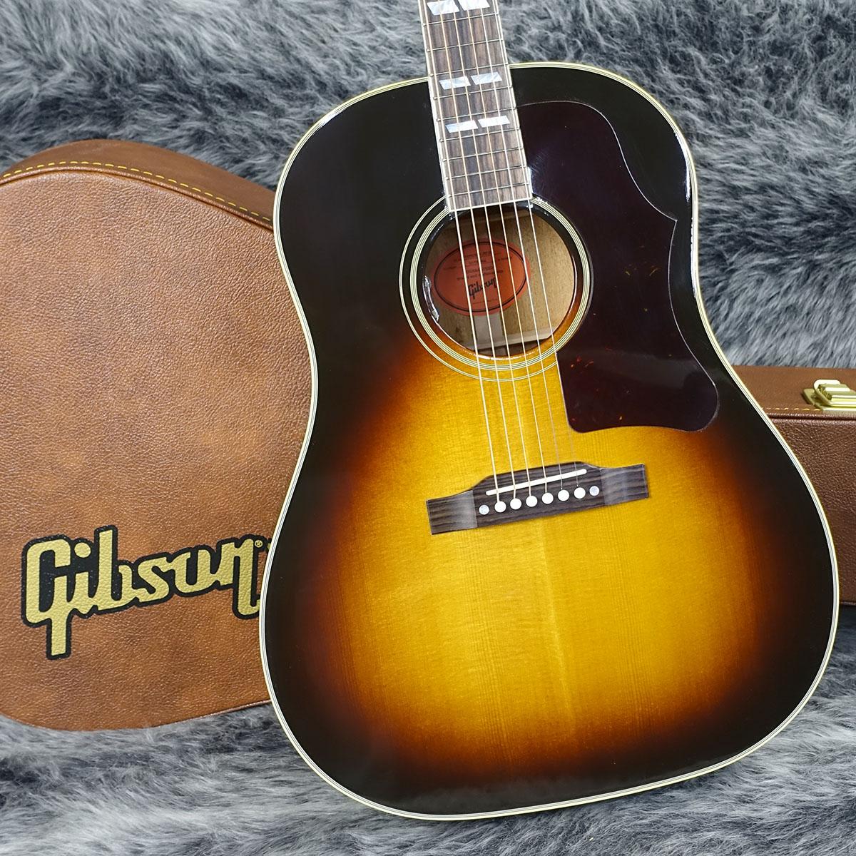 ジャンボアコースティックギター サンバースト 見事なバック 修復あり 本体のみ Gibson Southern Jumbo Original Vintage Sunburst アコースティック
