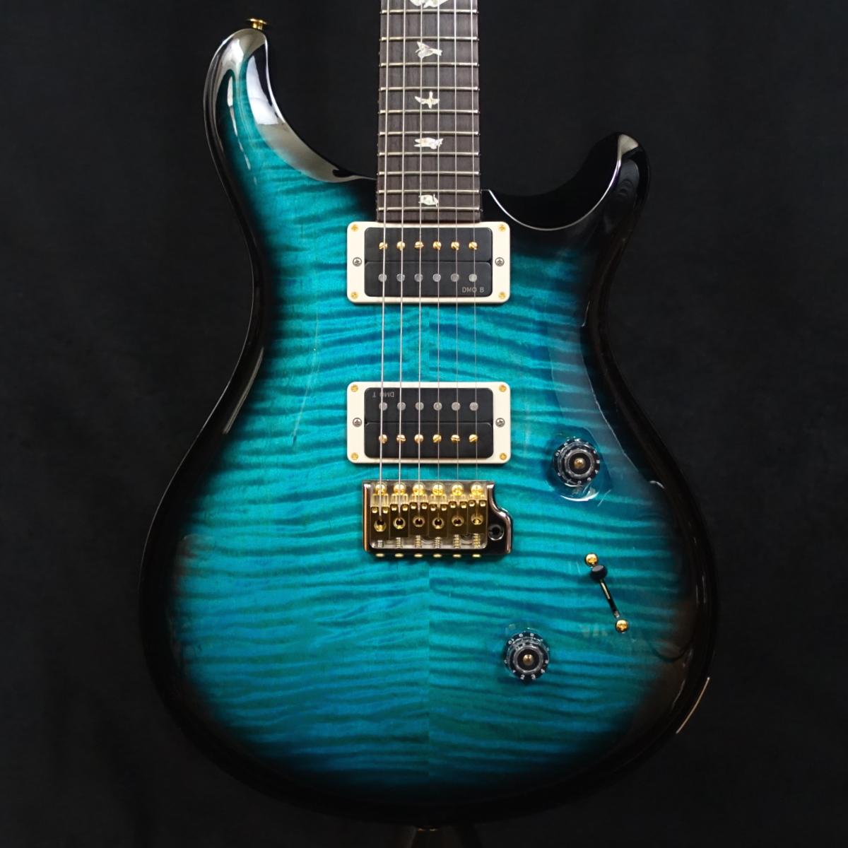 Paul Reed Smith Custom 24 10Top Carroll Blue Wraparound Smokeburst