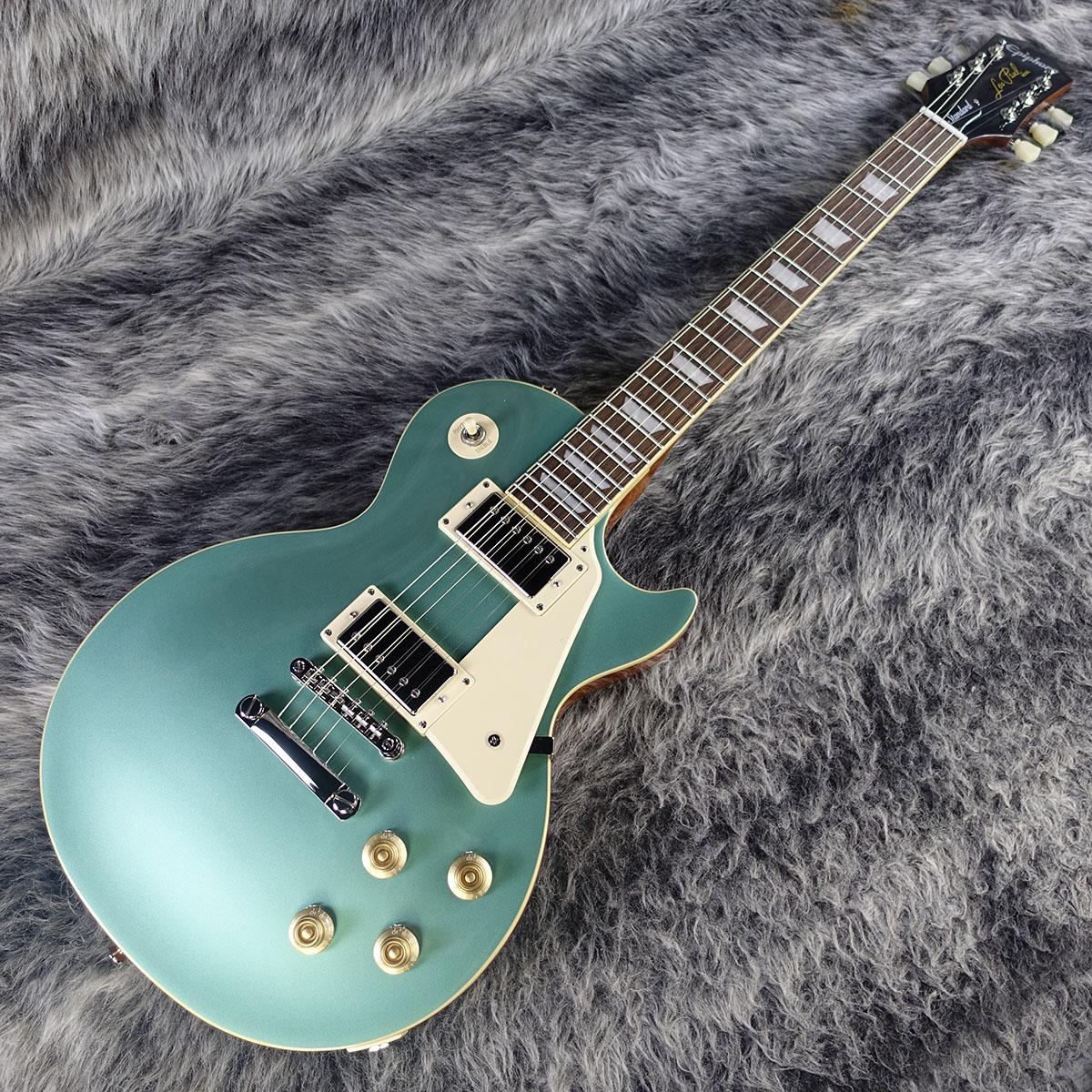 【11403】EPIPHONE by Gibson 限定カラーグリーン Epiphone Les Paul Standard 50s Figured (Seafoam Green) ｜イケベ