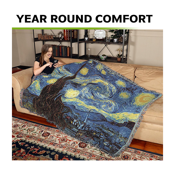 Pure Country Weavers 星月夜 ゴッホ ブランケット STARRY NIGHT
