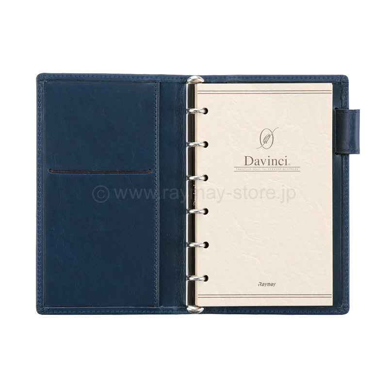 ダ・ヴィンチ グランデ オリーブレザー ポケットジャストリフィル