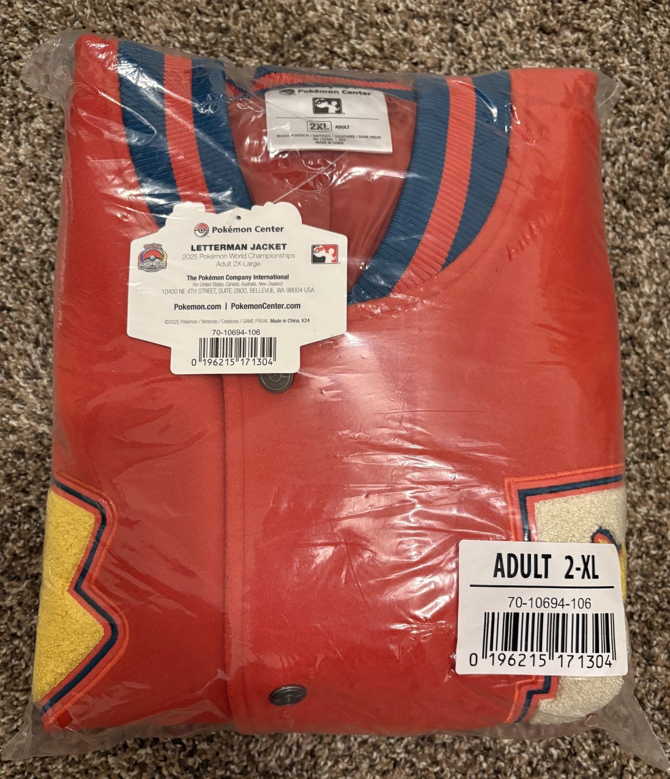 WCS2025 アナハイム レターマンジャケット - らぐなろっくゲーミング