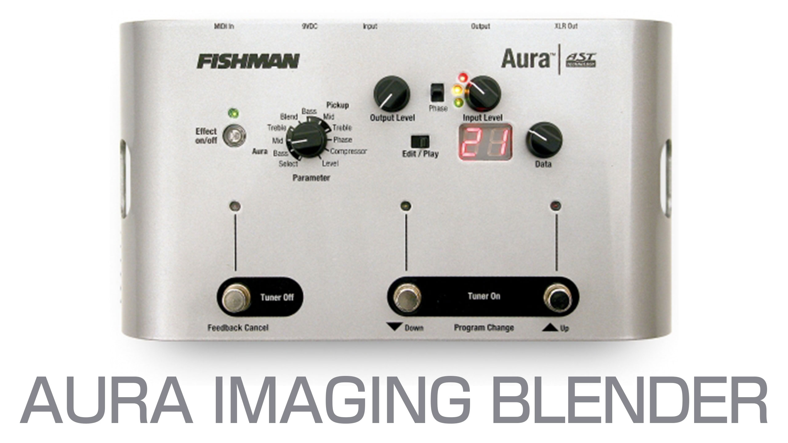 エレアコが自然な音になるアコギ用プリアンプ・エフェクター。FISHMAN