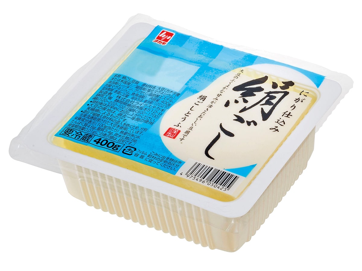 にがり仕込み絹豆腐｜絹ごし豆腐｜商品紹介｜株式会社ライクスタカギ