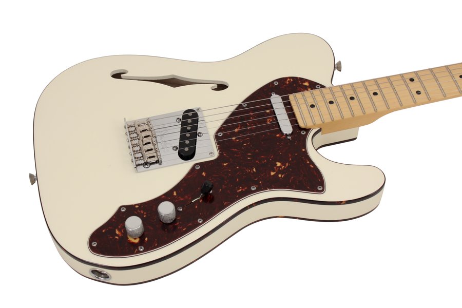 Fender Modern Telecaster Thinline Olypmpic White Tele-bration Series