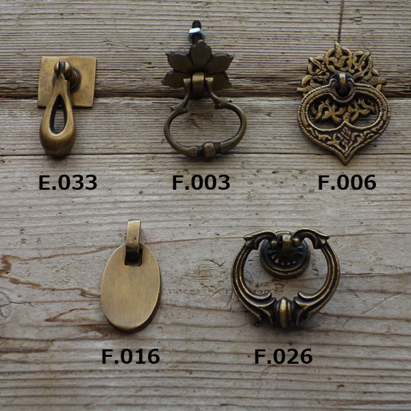 楽天市場】取っ手 つまみ 小さめ 真鍮 F.003 DIY 金物 開き戸 引き出し