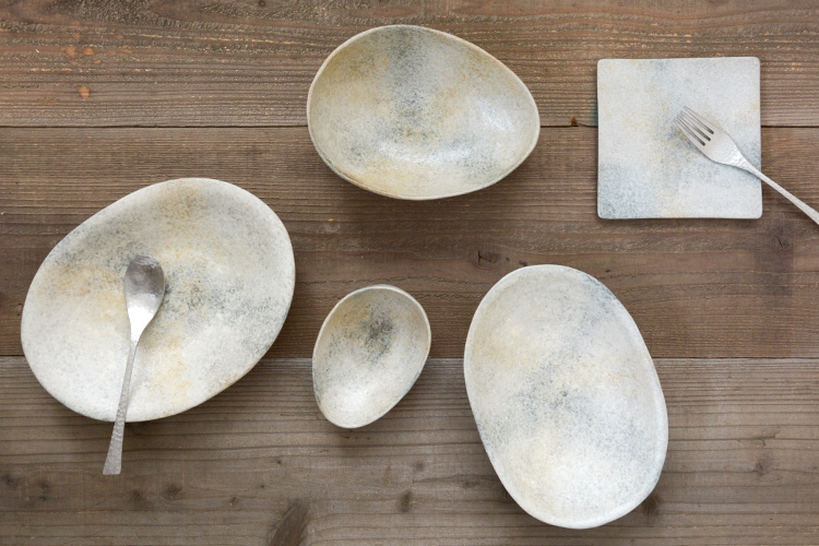 楽天市場】高木浩二 彩泥 リム皿／中【丸皿 作家 和食器 うつわ