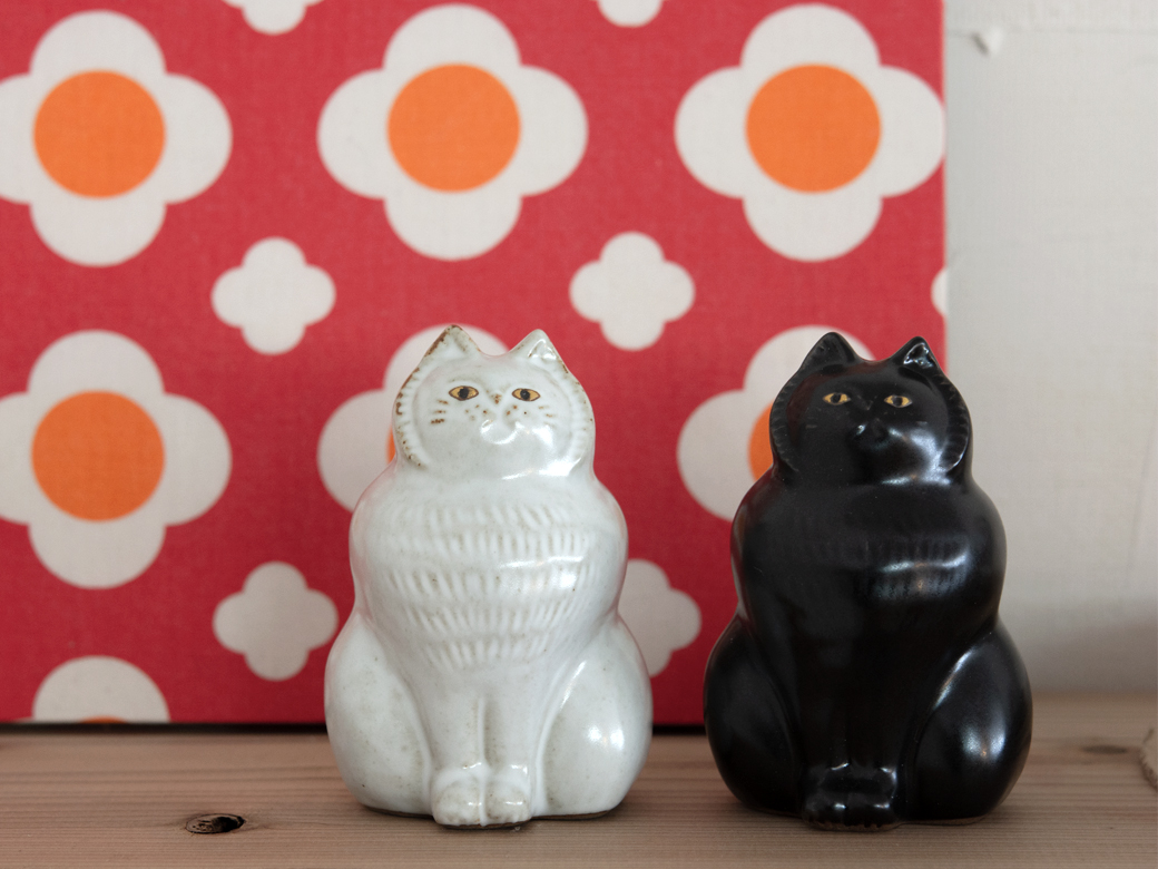 楽天市場】【最大1000円OFF】sen ねこの置物 twin cats【猫 ネコ 京千