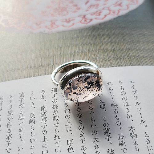 楽天市場】Bonbon pink dots quartz 天然石 リング 指輪 インド