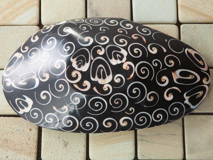 楽天市場】シェルスパイラルトレイ バリ 鍵置き モダン 玄関 貝殻