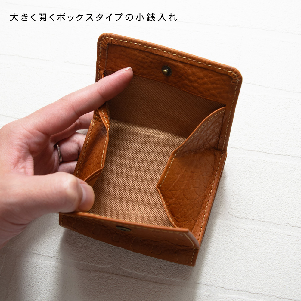 楽天市場】キャットデザイン コンパクト財布 / 猫 ネコ 本革 型押し