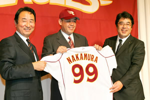 中村紀洋選手 入団記者会見 - 東北楽天ゴールデンイーグルス