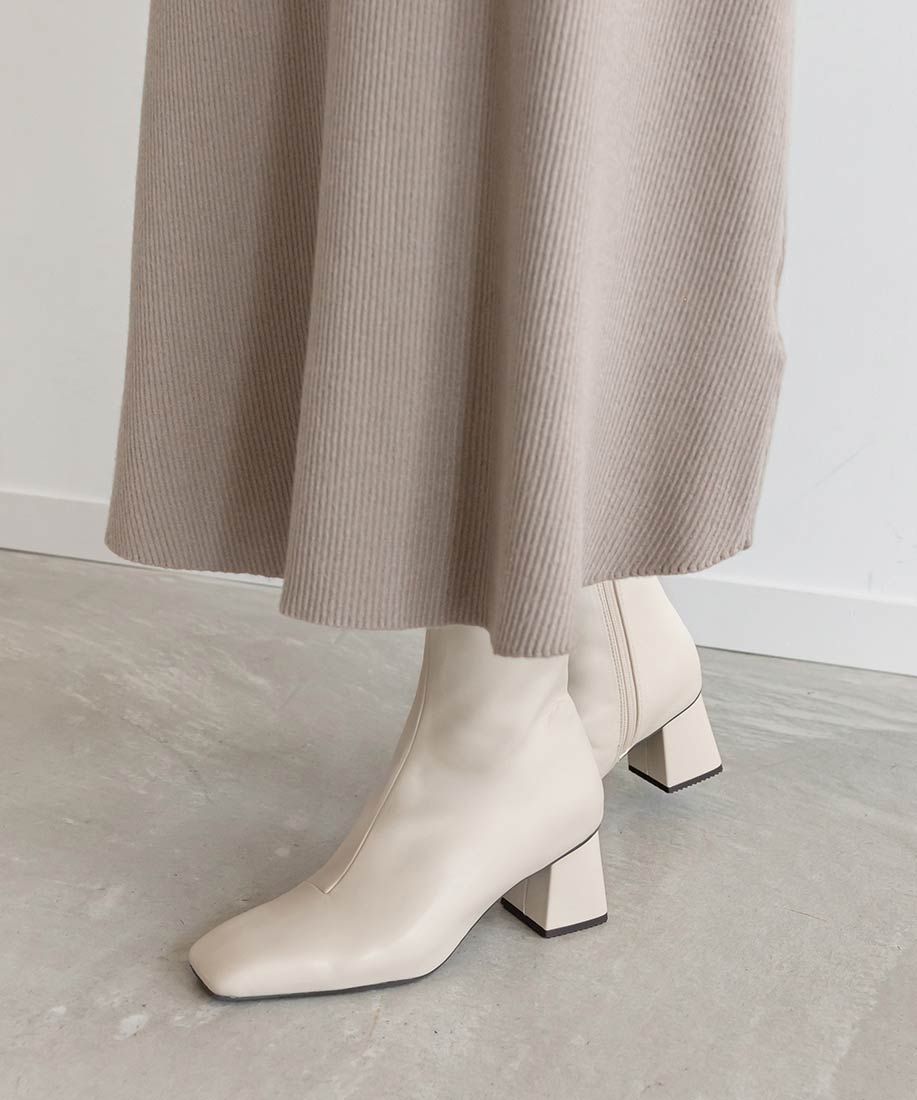 晴雨兼用 スクエアトゥチャンキーヒールブーツRANDA公式サイト