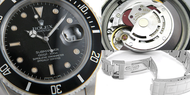 ロレックス サブマリーナ16800と168000の違い～外装、スペック、相場