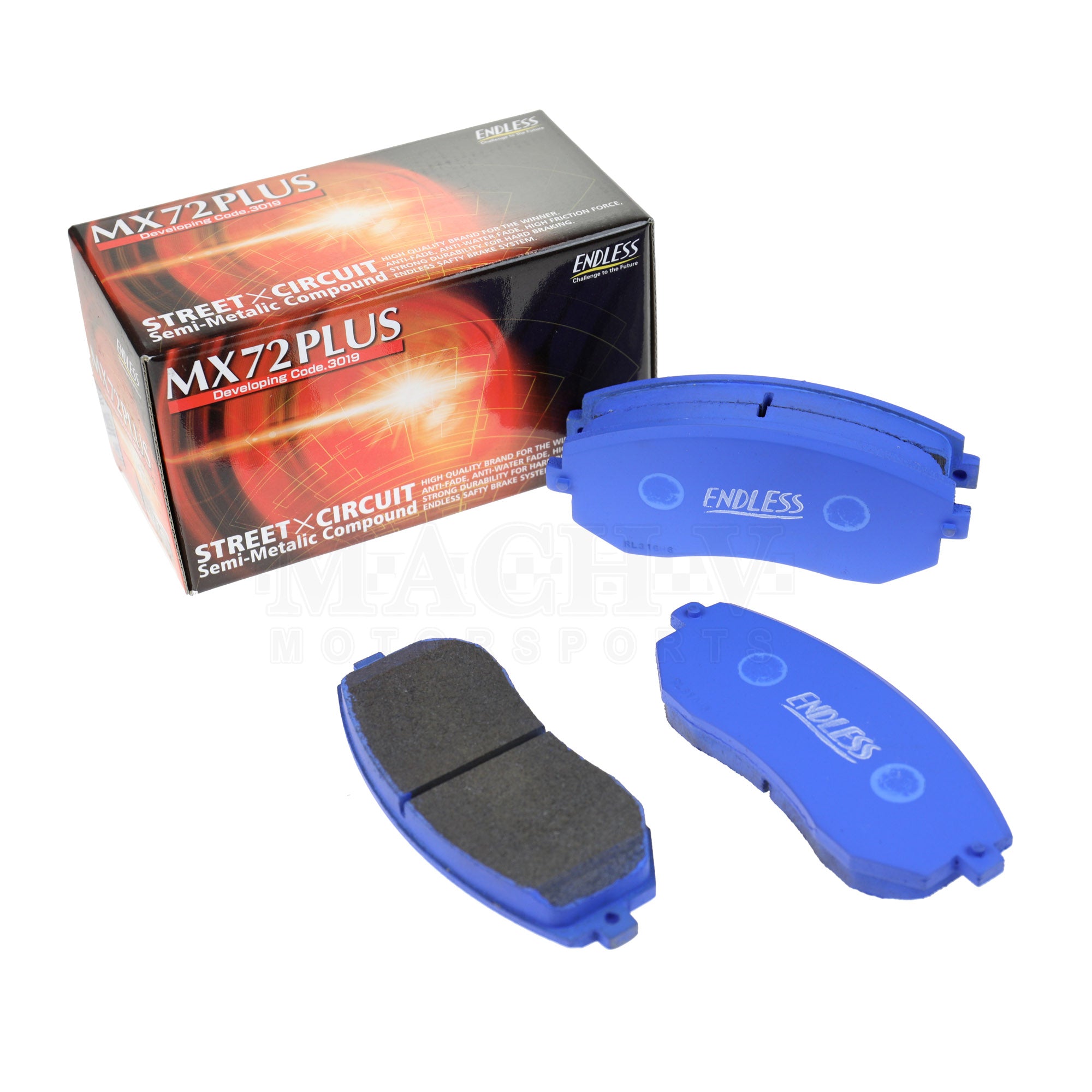 ENDLESS MX72 Plus Brake Pads 2013+ BRZ/FR-S/86 - Racecomp Engineering