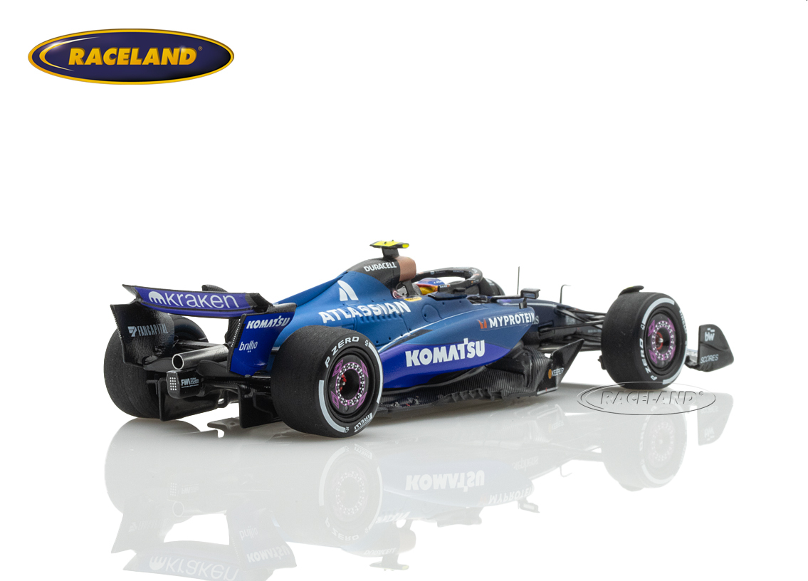 Williams FW47 Mercedes F1 Atlassian 10° Chinese GP 2025 - scale 1