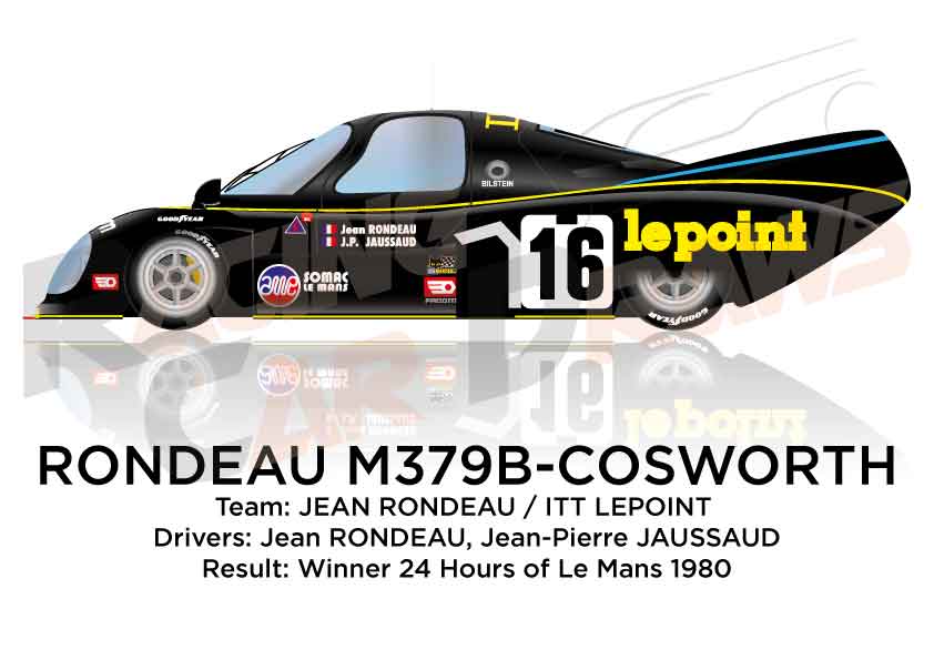Rondeau M379B Cosworth n.16 winner 24 Hours of Le Mans 1980