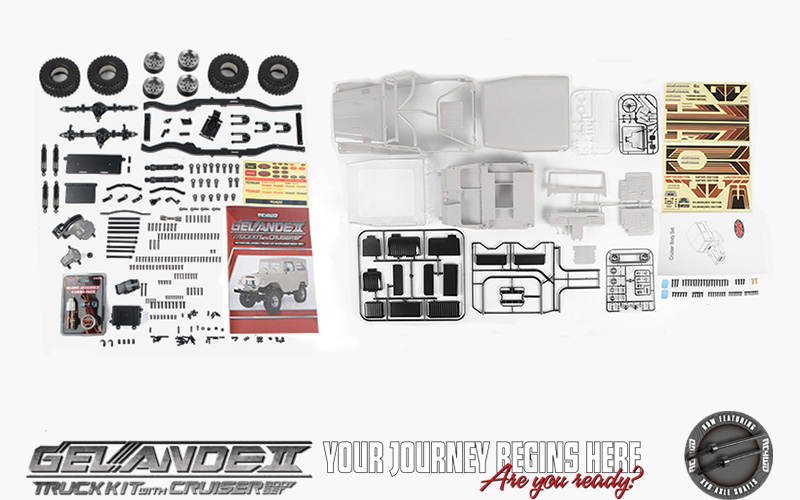 RC4WD Gelande II Truck Kit w/Cruiser Body Set-Z-K0072